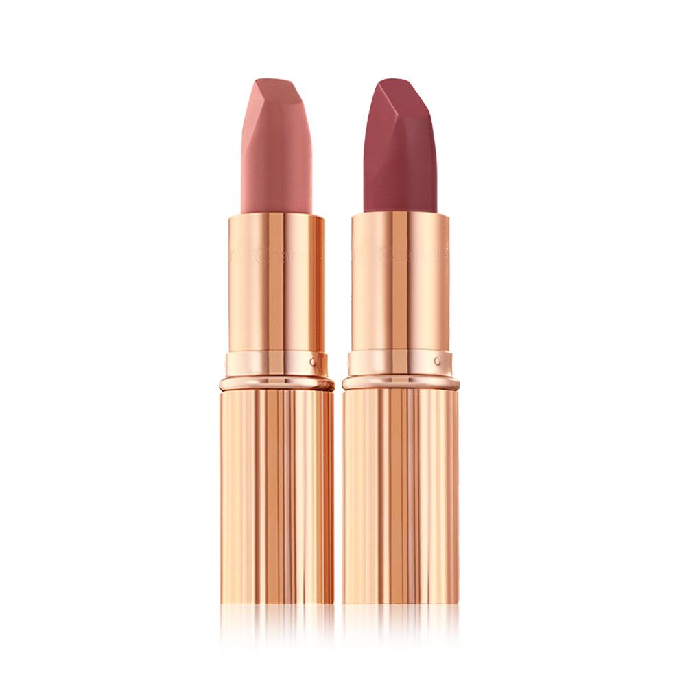 Pillow Talk Lipstick Duo – Nude & Berry-pink Lipsticks | Charlotte Tilbury | Charlotte Tilbury (UK) 