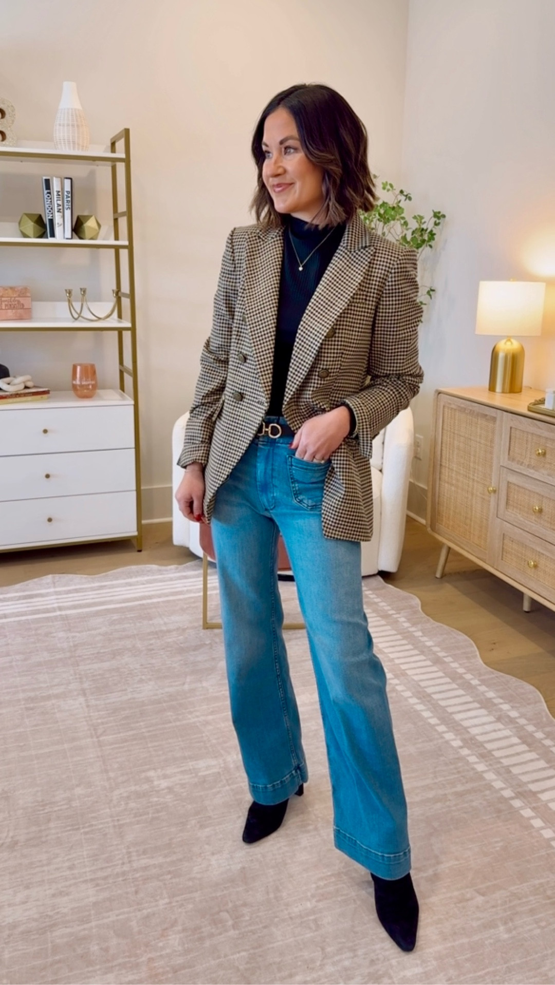 If you have not tried the Colette jeans, they are a must! So comfortable and the fit is perfection! Available in a few washes - petites, talls, and plus sizes too! I am wearing a 24 regular (30 inch inseam) 

#LTKootd #LTKOver40 #LTKgrwm