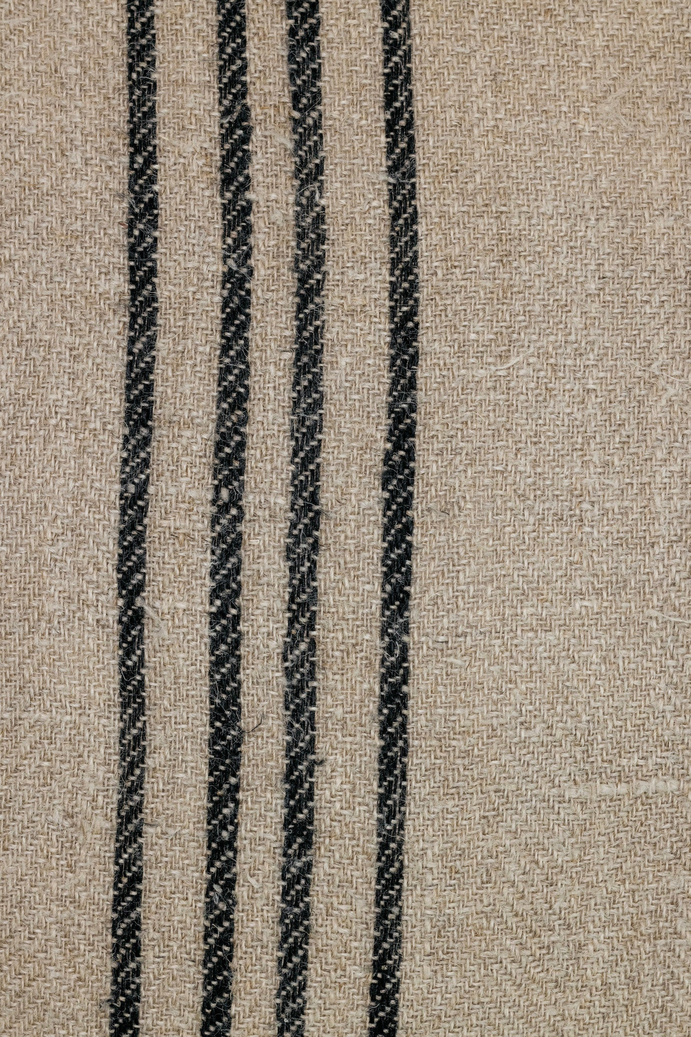 Harden Striped Linen Pillow - Tan | THELIFESTYLEDCO