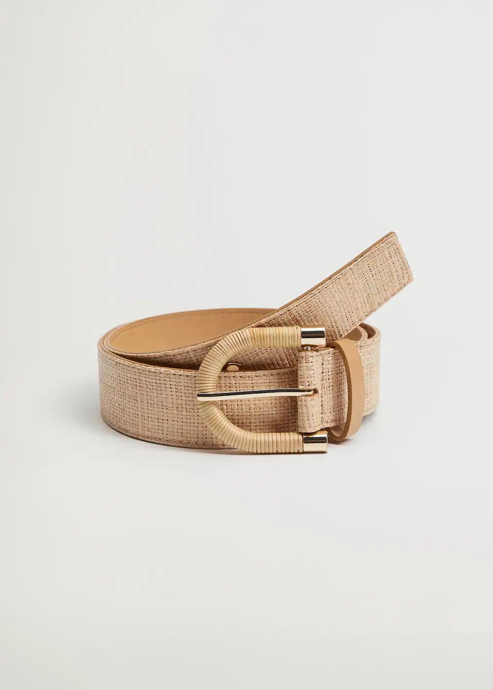 Raffia belt | MANGO (US)