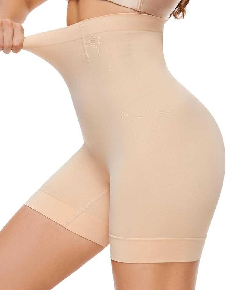YADIFEN Shapewear Shorts Tummy Control Shapewear Invisible Shaping Shorts High Waisted Body Shape... | Amazon (US)