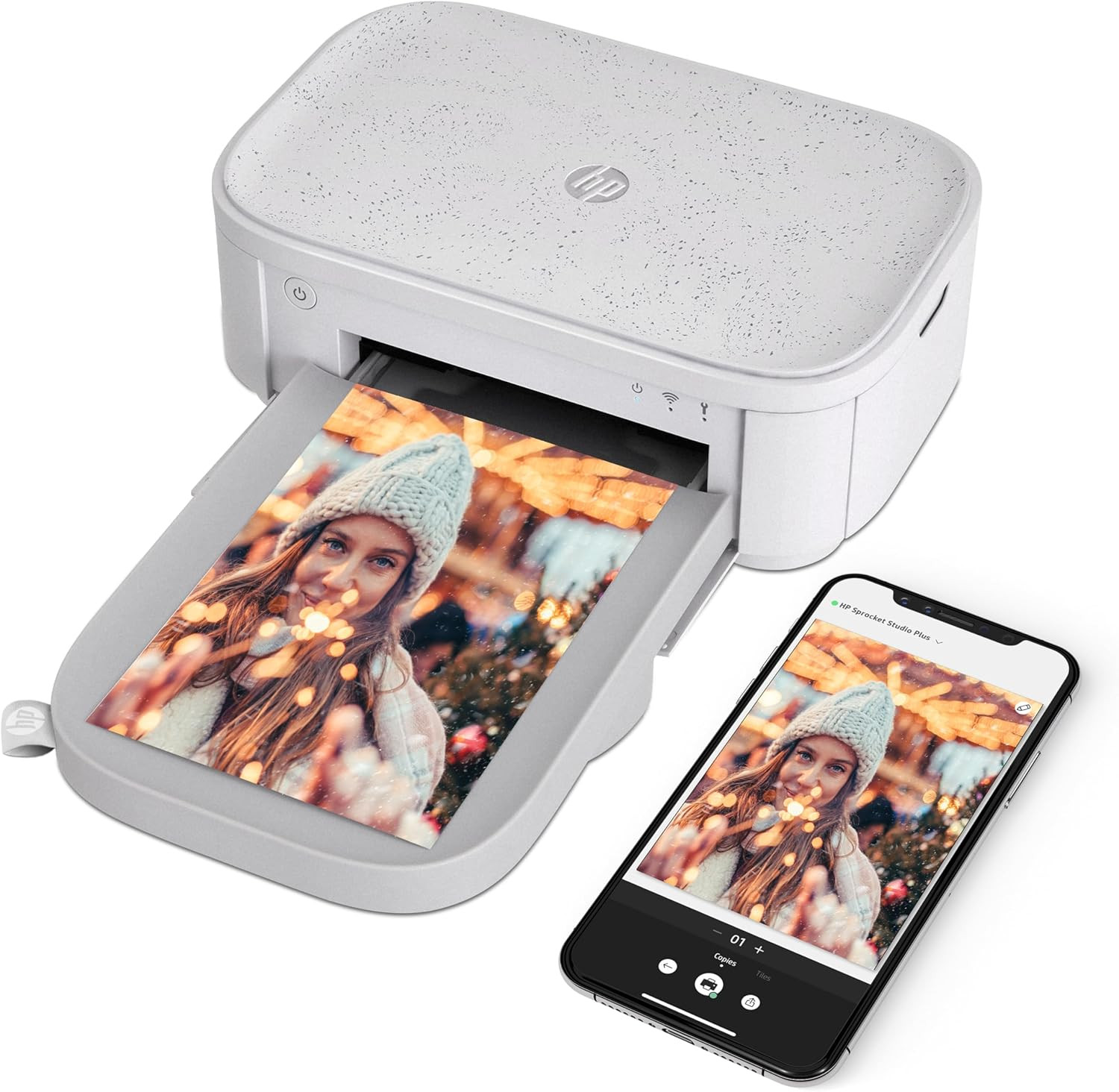 HP Sprocket Studio Plus WiFi Printer – Wirelessly Prints 4x6” Photos from Your iOS & Android ... | Amazon (US)
