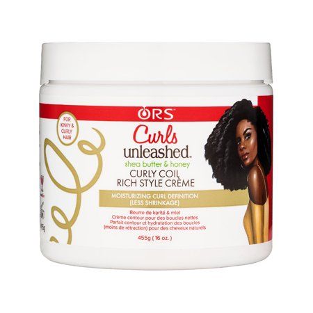 ORS Curls Unleashed Shea Butter & Honey Curl Defining Moisturizing nourishing Hair Styling Cream 16  | Walmart (US)