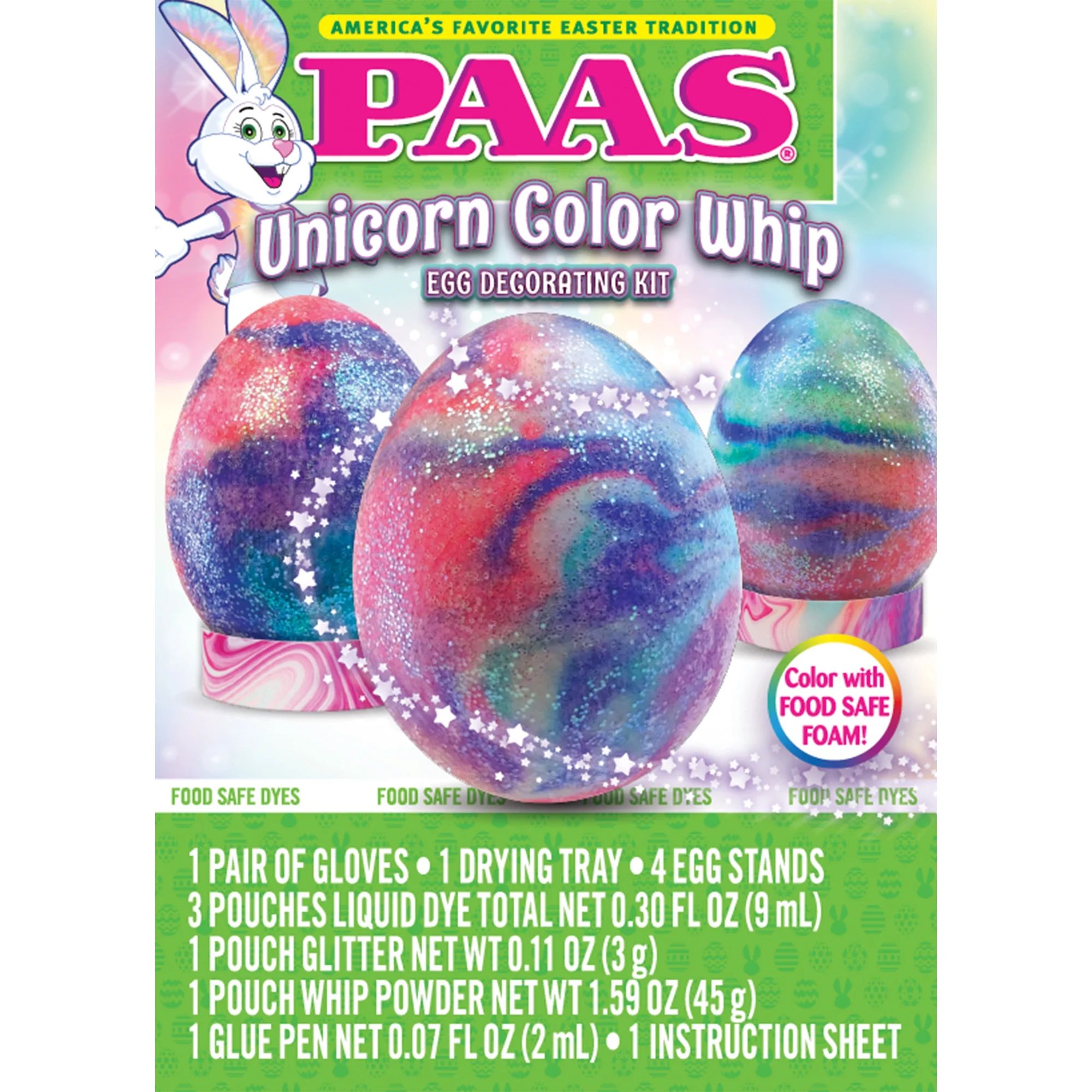 PAAS Easter Egg Decorating and Dye Kit, Unicorn Color Whip, 1 Kit, Multicolor, for Children 3 Yea... | Walmart (US)