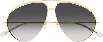 60mm Gradient Navigator Sunglasses | Nordstrom