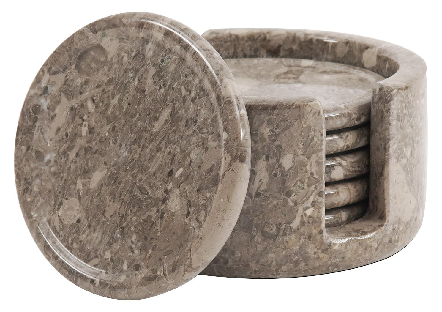 Radicaln Marble Coaster Set 3.5" Inches Oceanic Round Handmade Coasters Set of 6 for Home Décor ... | Amazon (US)