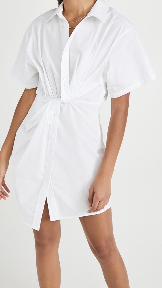 Twisted Placket Short Sleeve Dress | Shopbop