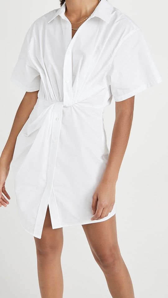 Twisted Placket Short Sleeve Dress | Shopbop