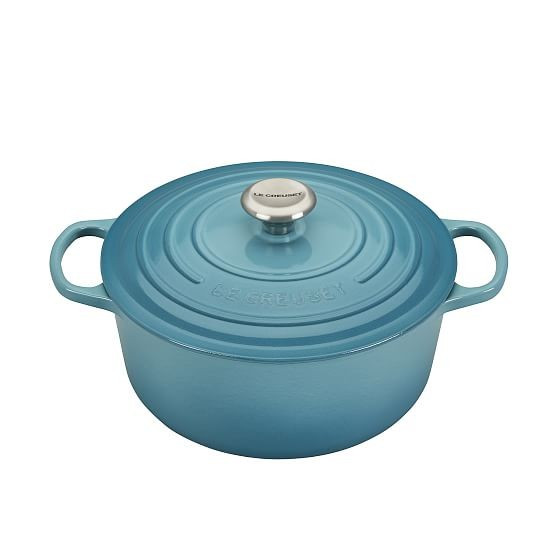Le Creuset Round Dutch Oven, Caribbean, 7.25 qt. | West Elm (US)