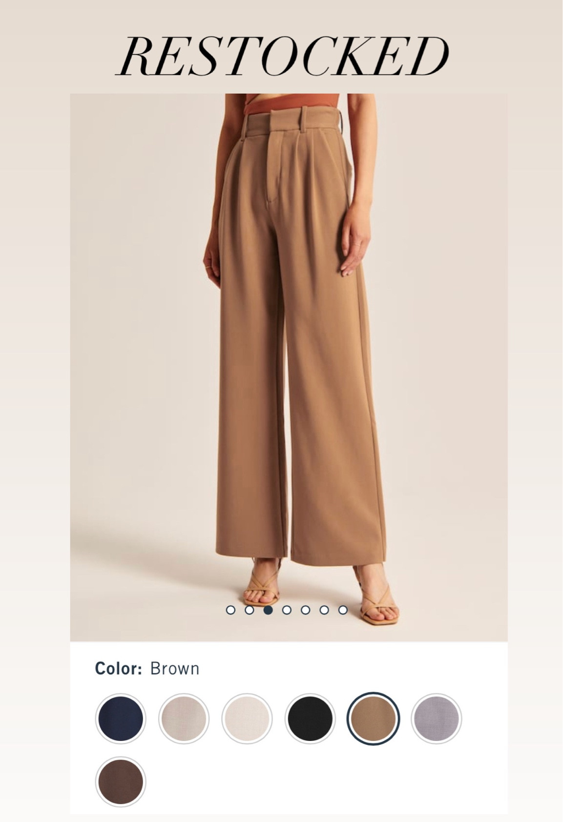 Restocked Abercrombie trousers - comes in petite & tall! These won’t be in stock for long 

Workwear / petite friendly work pant / camel trouser pant 

#LTKworkwear #LTKSale #LTKsalealert