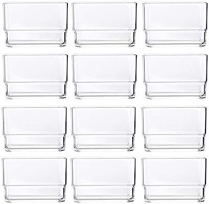 STORi Clear Plastic Drawer Organizers 3" x 3" x 2" l Set of 12 | Amazon (US)