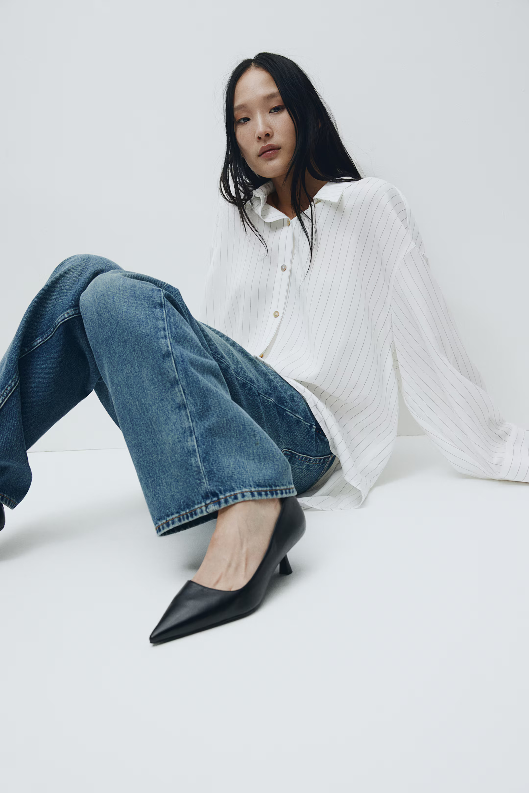 Escarpins en cuir - Noir - FEMME | H&M FR | H&M (FR, IT, ES, PT, BE)