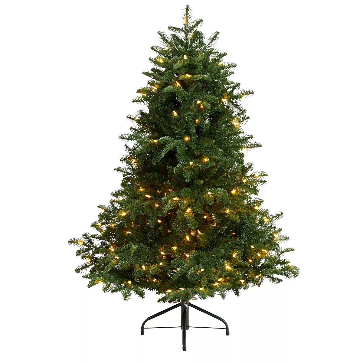 Nearly Natural 4-ft South Carolina Spruce Christmas Tree with 200 White Warm Lights and 848 Benda... | Target