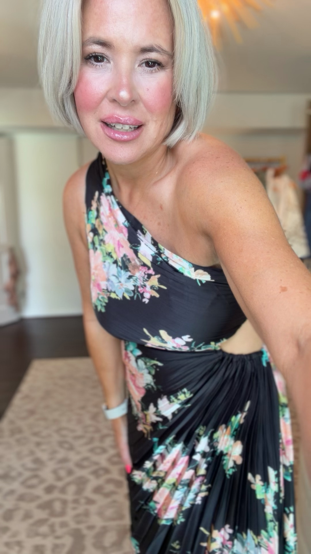 Is this dress not to die for?! So excited to wear this for spring time events! 

women over 50 fashion, over 50 style inspiration, midlife fashion blogger, ageless style women, chic over 50 outfits, modern classic style women

#LTKOver40 #LTKootd #LTKSeasonal