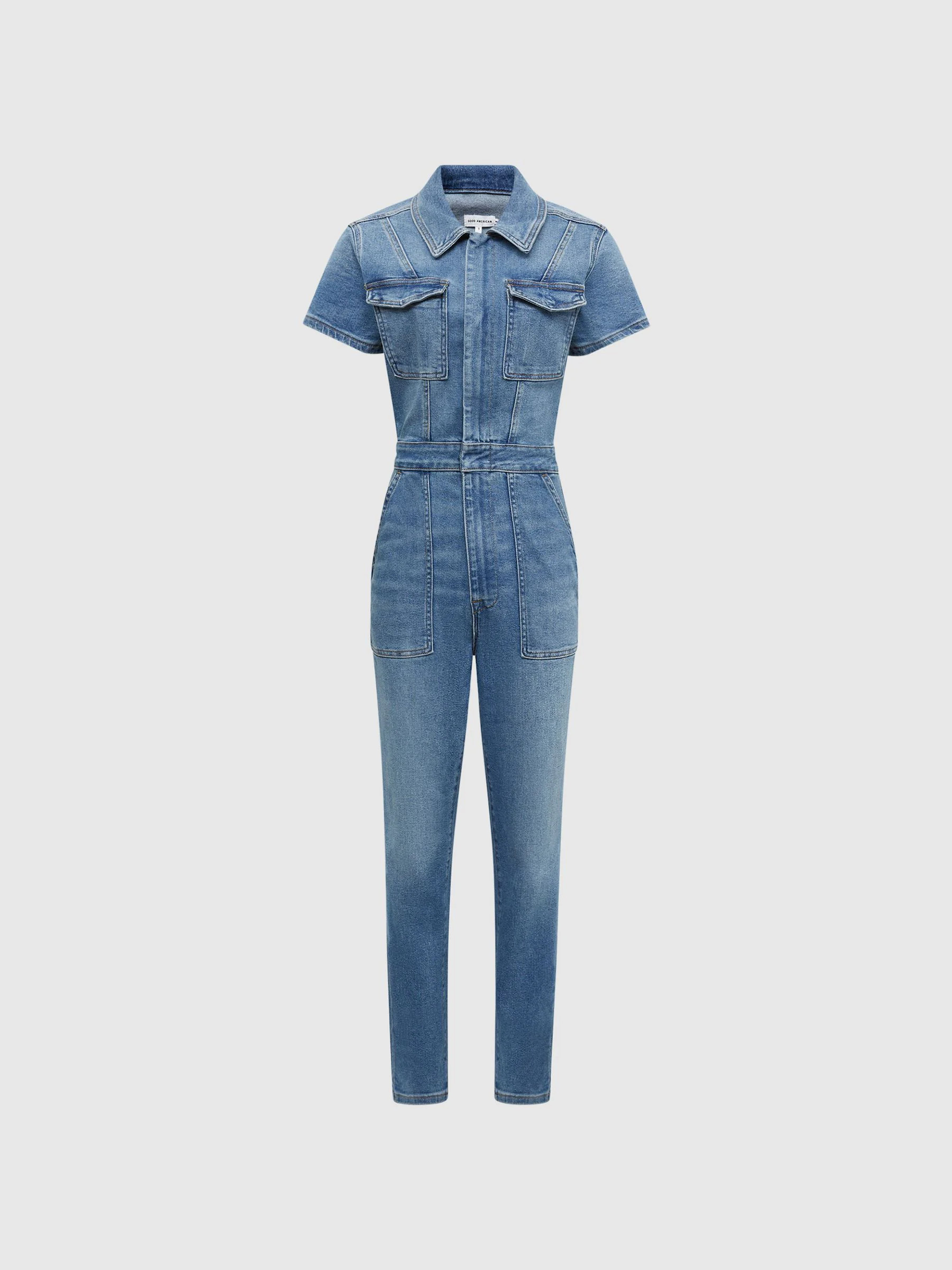 Good American Good American Denim Skinny Jumpsuit | Next US