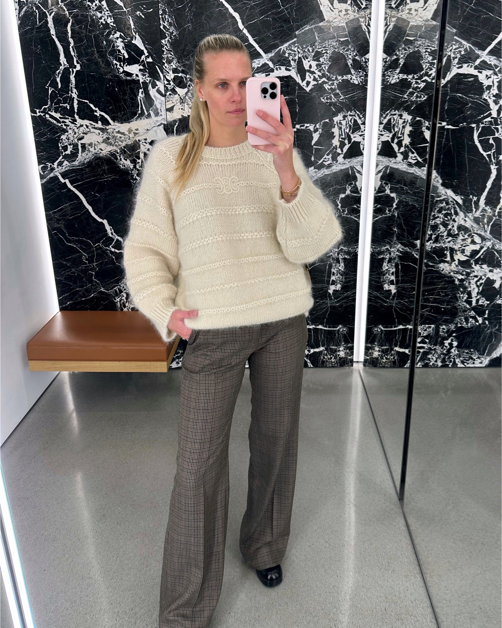 Cozy sweater for a cool weather! 
CELINE Spring 2025 Part 1
Available in-store.
#celine #ootd #celinespring #celinesweater #celinebag

#LTKSeasonal