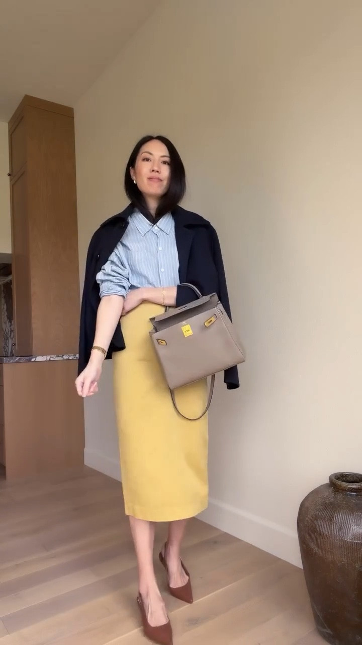 It’s nothing “new,” but after several years of wearing my blouses unbuttoned at the top, it feels fresh and new to button it all the way up again! An easy styling change to make for the season ahead.

#classicstyle
#summeroutfit
#summerworkwear
#springstyle
#longskirt

#LTKWorkwear #LTKootd #LTKgrwm