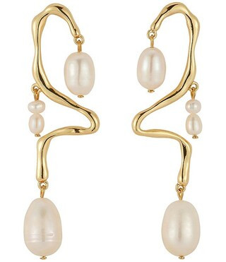 Mignonne Gavigan Camila Freshwater Pearl Linear Earrings | Dillard's | Dillard's