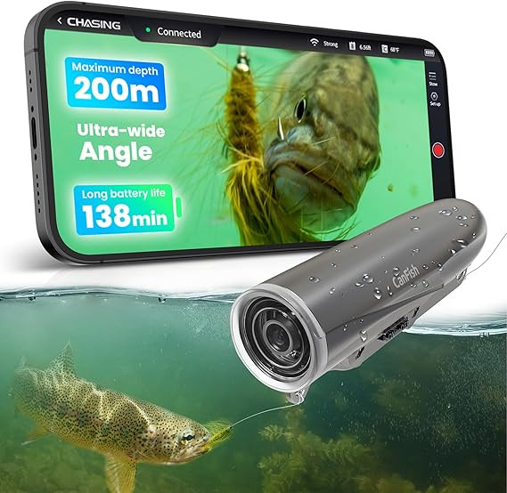 CanFish Fishing CamX Fishing Finders Camera,Lure Action Camera HD 1080P &136°Ultra-Wide-Angle,65... | Amazon (US)