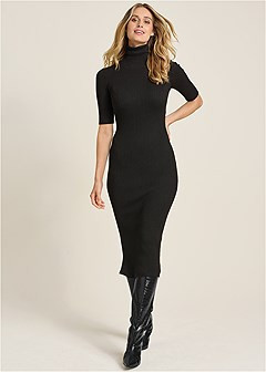 Rib Knit Dress | VENUS
