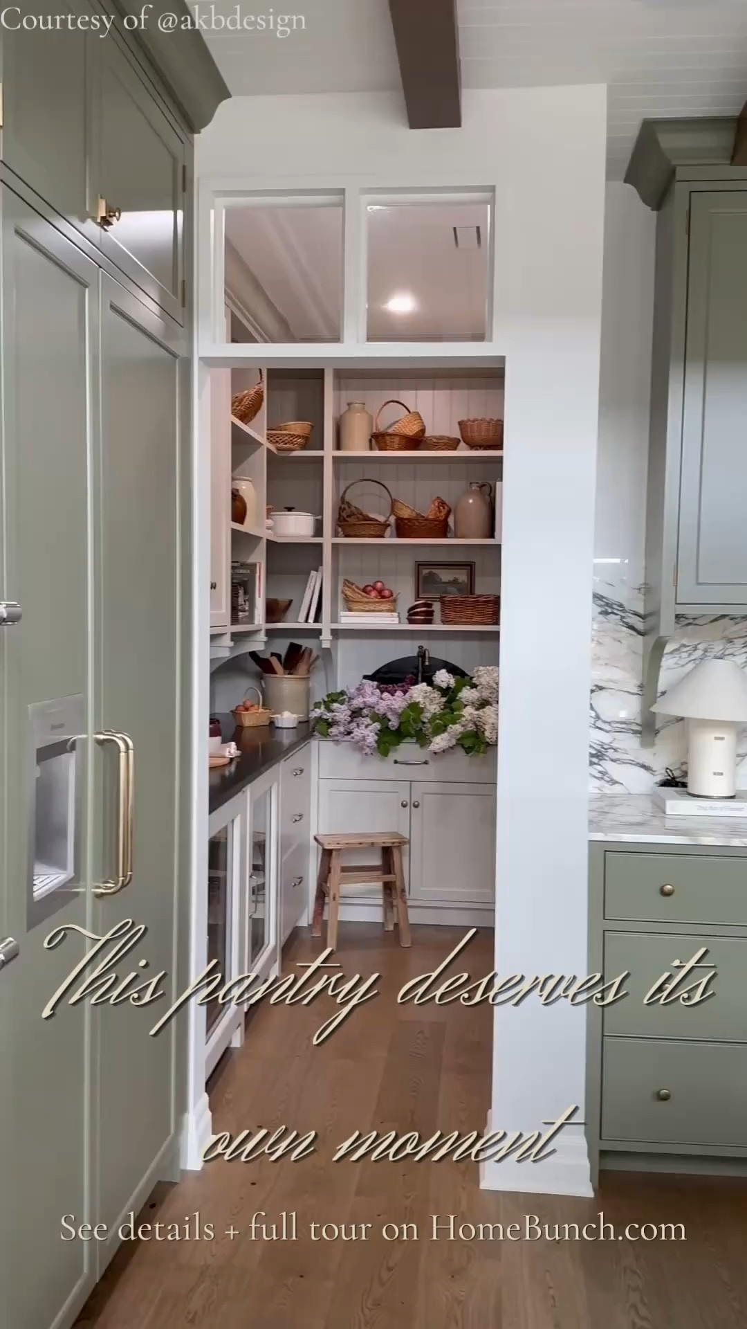 This pantry is proof that function and beauty can go hand in hand.

Seapearl walls create a soft, timeless backdrop, while the black soapstone countertop adds depth and contrast. Open shelving styled with baskets and ceramics brings warmth and personality.

It’s simple, elevated, and designed to last.

👉 Explore more on HomeBunch.com
Credit: Courtesy of @akbdesign

#LTKmorningroutine #LTKMothersDay #LTKHome
