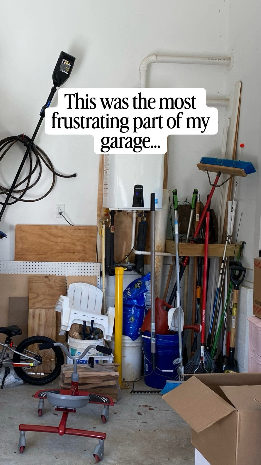 This was hands down the most painful part of our garage…
Every time I needed one tool it turned into a first aid situation 😅

We added this rack and now everything has a spot—and I can grab what I need in seconds.

One of those small (and honestly pretty quick) fixes that makes daily life feel so much easier.

#amazonhome #garageorganization #organizationideas #homeorganization #momlifehacks

#LTKHome