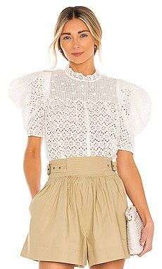 Ulla Johnson Mae Top in Blanc from Revolve.com | Revolve Clothing (Global)