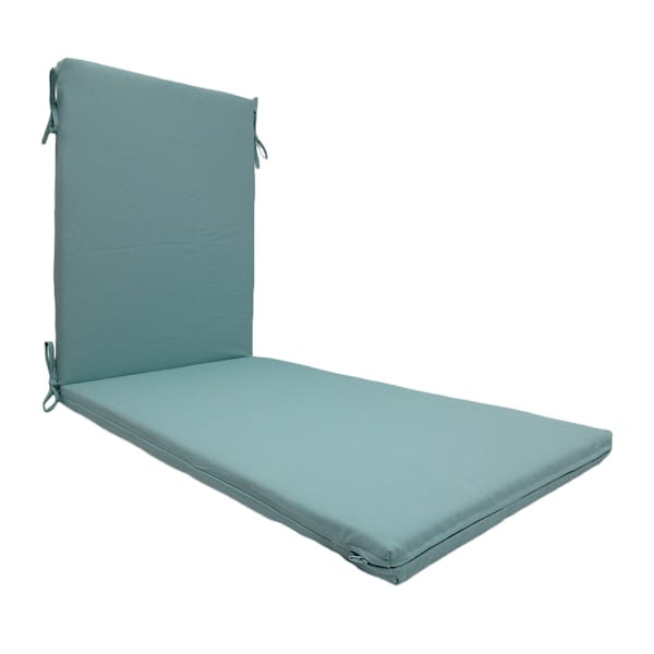 Canal Blue Canvas Basic Outdoor Chaise Lounge Cushion








	
		
		
			
				5
			
			
				(
			... | At Home