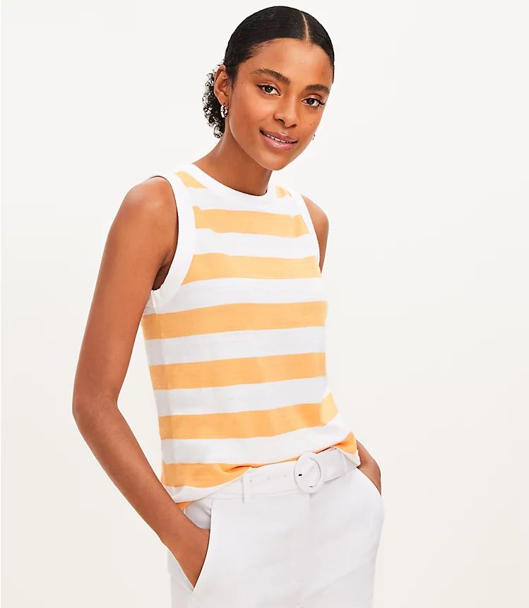 Striped Harbor Tank Top | LOFT