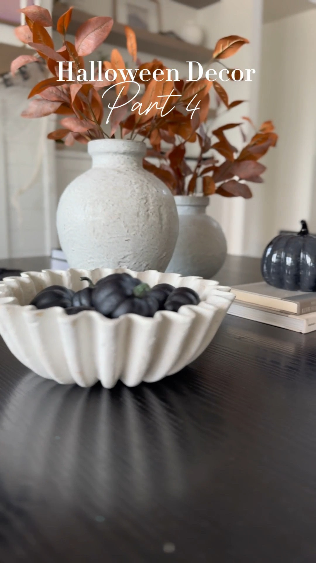 Affordable halloween decor for your coffee table! Simple chic spooky modern 

#LTKSeasonal #LTKHalloween #LTKFindsUnder50