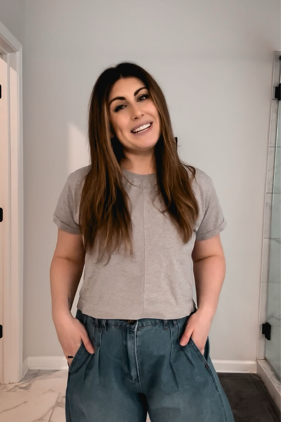 Postpartum jeans from Amazon👖

Because, let’s face it, jeans are hard. See how I style them with a bookish tee in tomorrow’s reel! 

You can find the 🔗 to these where the 🔗s live. 

#postpartumbody #postpartumfashion #amazonfinds #amazonfashion #momlife