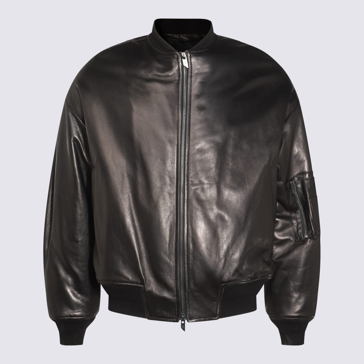 Salvatore Santoro Black Leather Jacket | Italist.com US