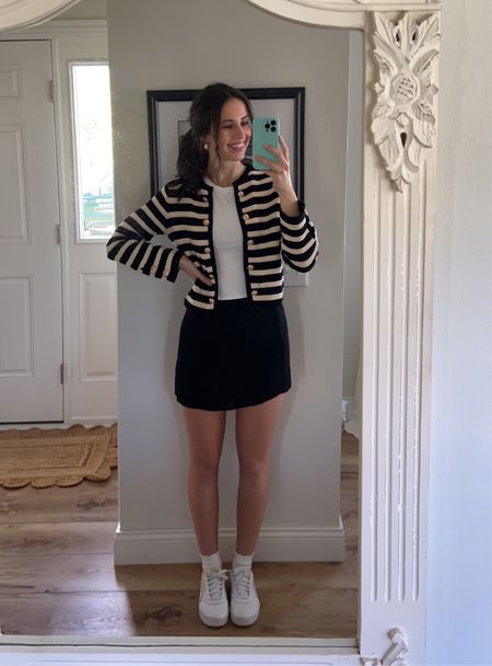Fall outfit, fall fashion, striped sweater, striped cardigan

#LTKstyletip #LTKSeasonal