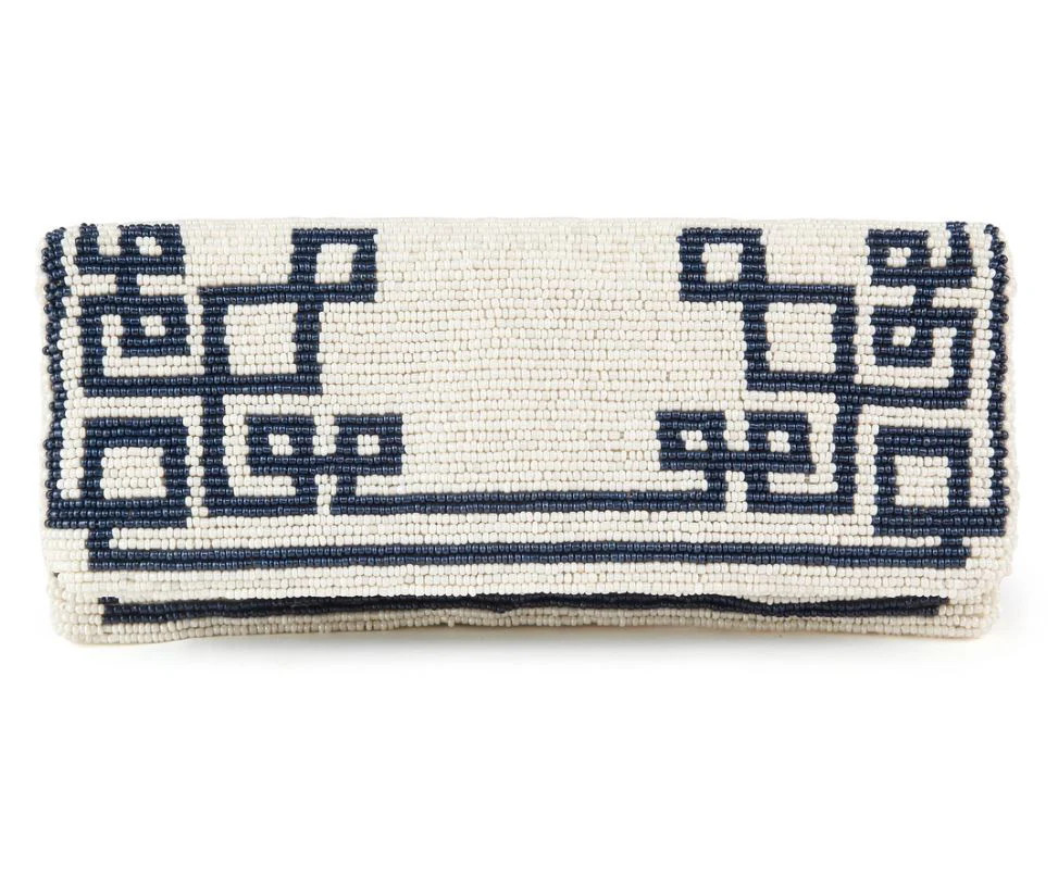 Custom Beaded Clutch - SMALLER FOLDOVER SIZE | Beth Ladd Collections