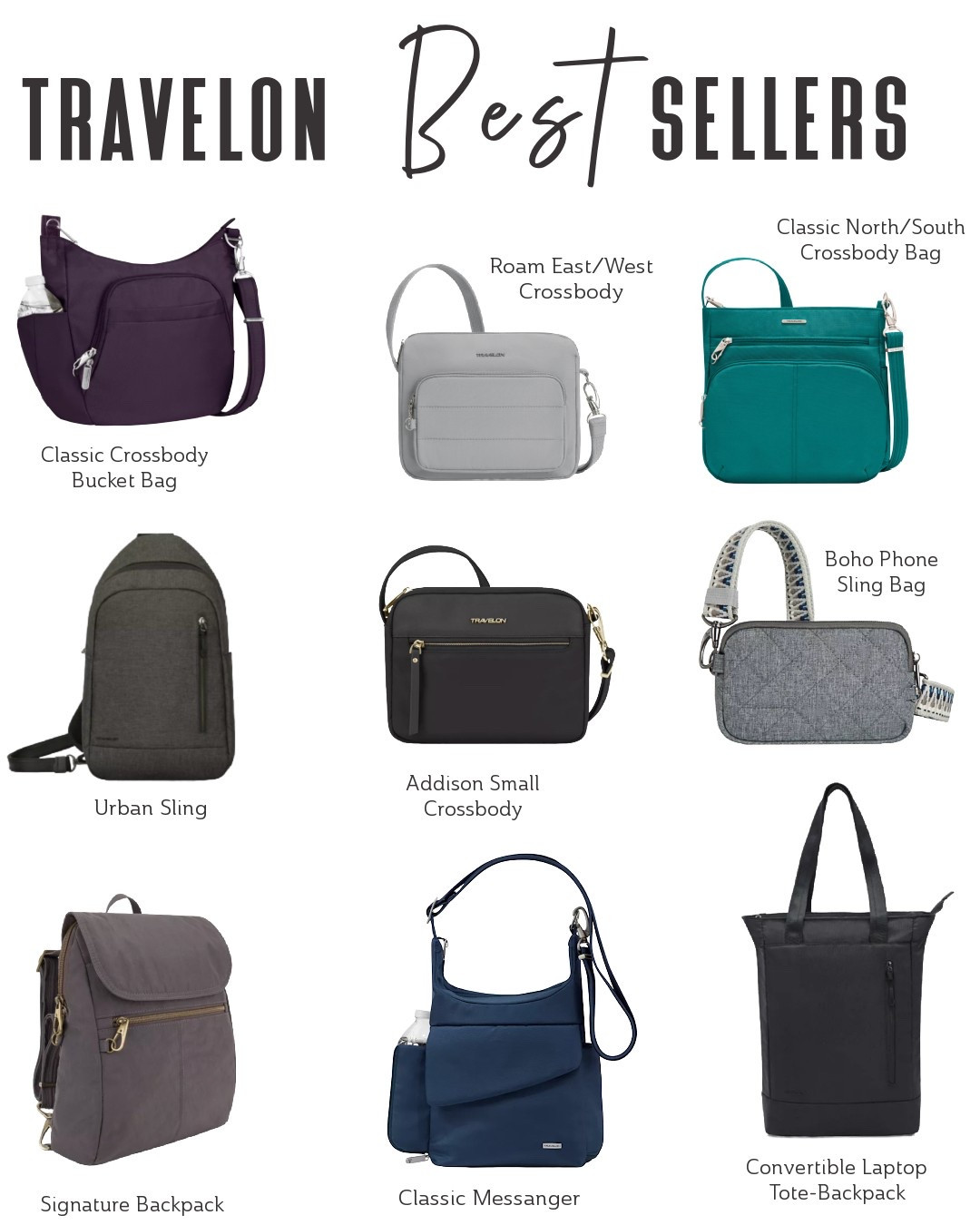Travelon has always been a favorite in our community for their practical anti-theft purses, perfect for travel. And right now these bestselling purses are all on sale! 

#travelpurse #theftprotection #anti-theftpurse #anti-thefttravelpurse 

#LTKTravel