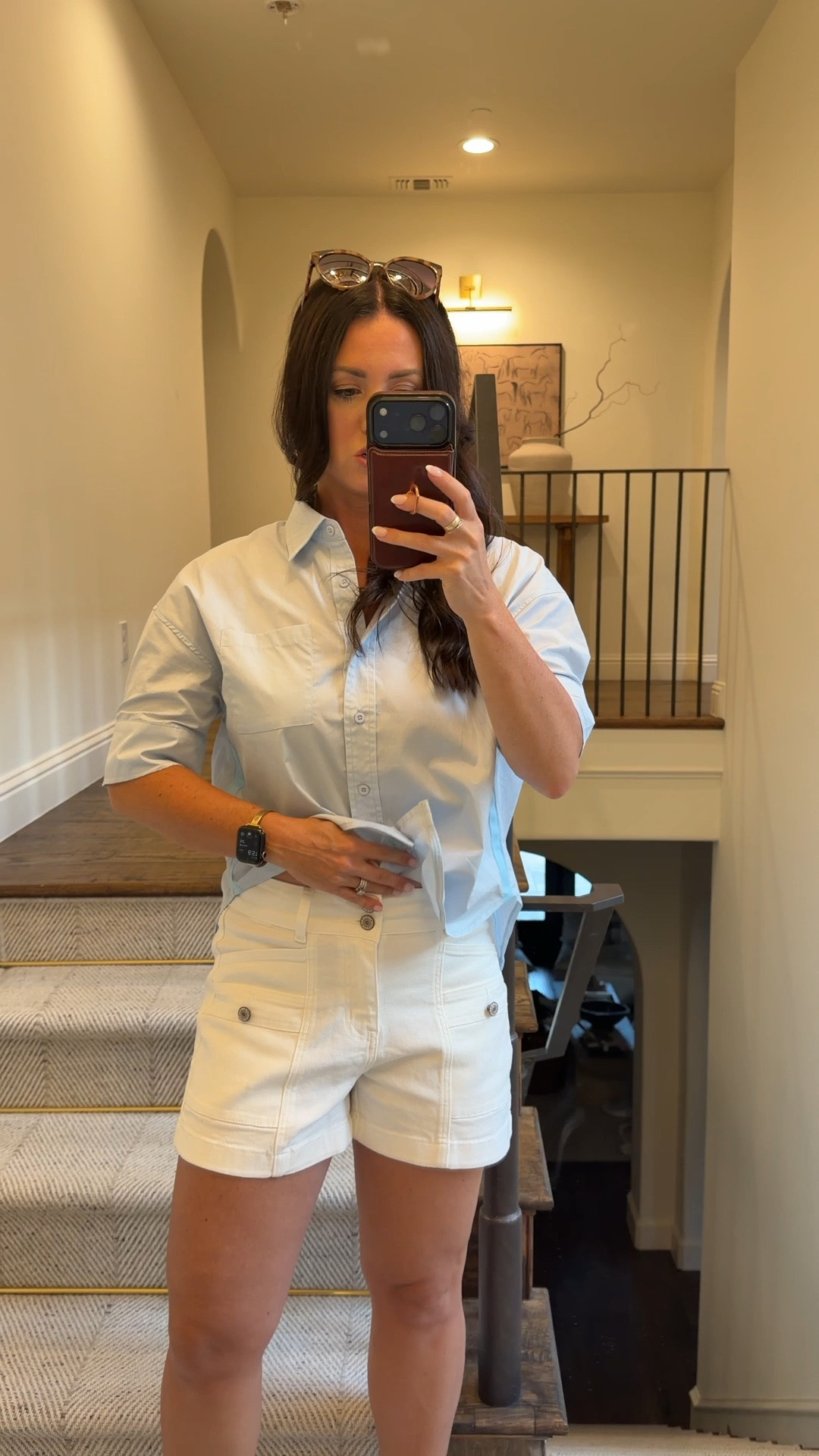 This cropped dress shirt with adorable details is a great look for less! And these shorts are probably one of the best fitting denim shirts I’ve ever put on! They fit so so well. All from Amazon!

#LTKOver40 #LTKSeasonal #LTKootd