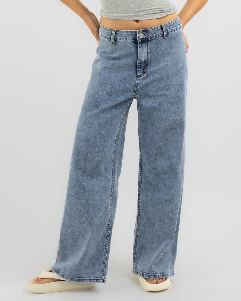 Jaxon Wide Leg Jeans | City Beach