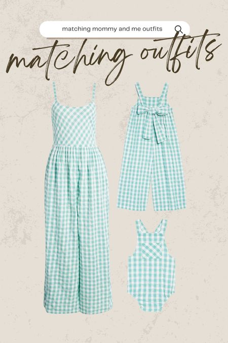 Matching mommy and me outfits from Nordstrom! 
Matching outfits, gingham outfits, mommy daughter outfits, toddler outfit, baby outfit 

#LTKSeasonal #LTKfamily #LTKbaby