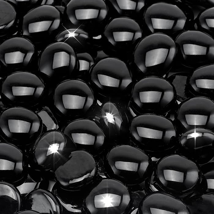 Stanbroil 10-Pound Fire Glass Beads - 1/2 inch Luster Fire Glass Drops for Fireplace Fire Pit | G... | Amazon (US)