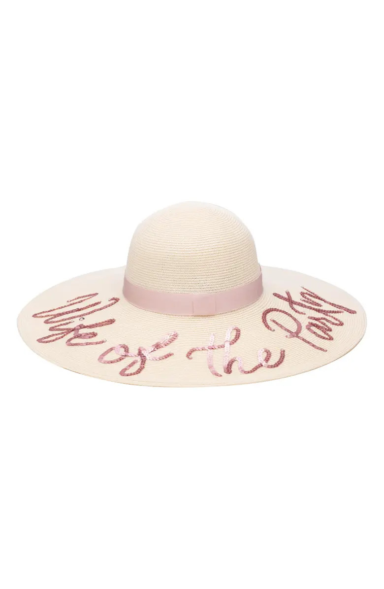 Wife of the Party Bunny Embellished Floppy Hat | Nordstrom
