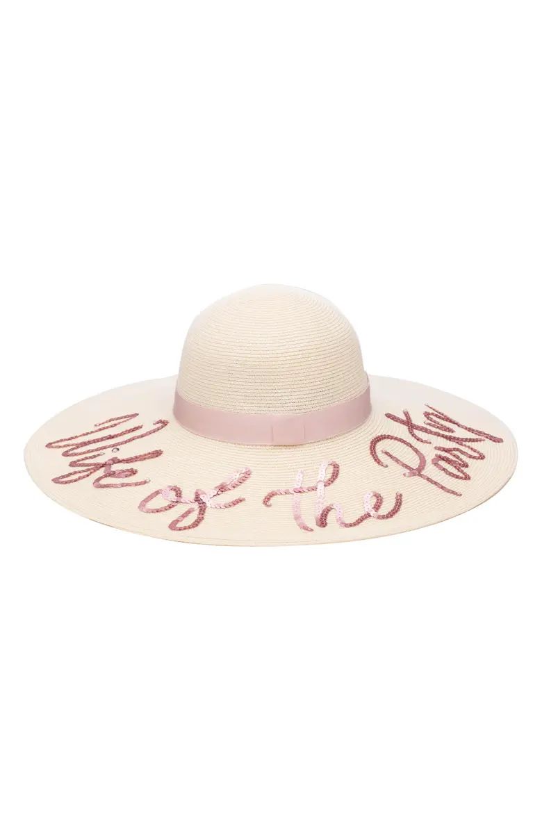 Wife of the Party Bunny Embellished Floppy Hat | Nordstrom