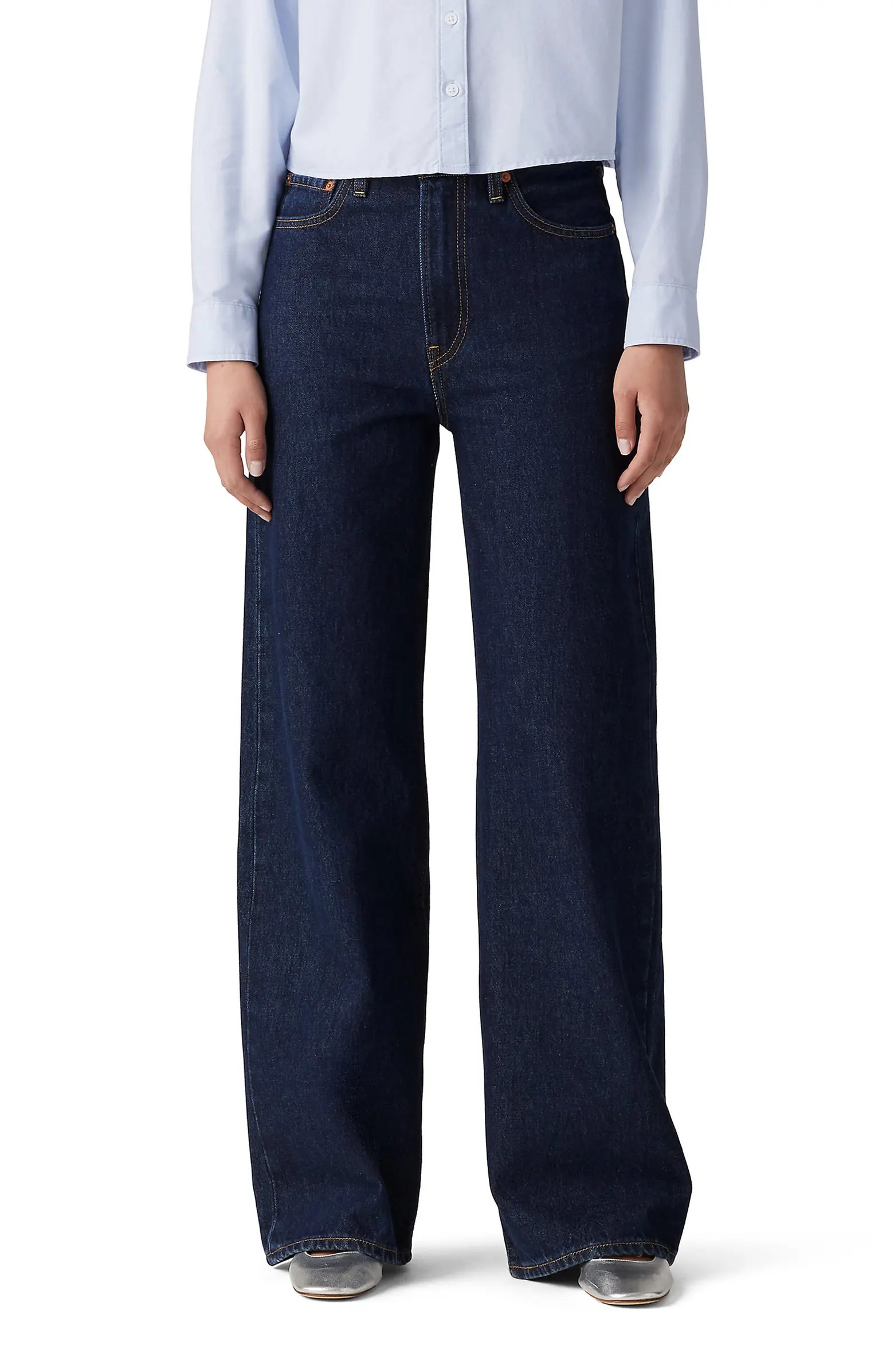 Ribcage High Waist Wide Leg Jeans | Nordstrom