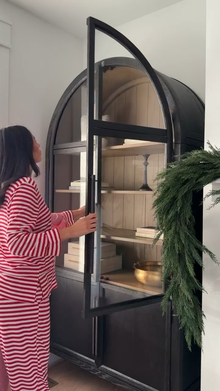 Decorate for the holidays with me 🎄Wearing size M pajamas and they're BOGO right now! Went with minimalist Christmas decor this year! My tree is pre-lit, 7.5 ft, looks real and is super easy to assemble 🤩 Christmas decor Christmas decorations Holiday decor Minimal Christmas Christmas garland Arched cabinet

#LTKHoliday #LTKHome #LTKSaleAlert