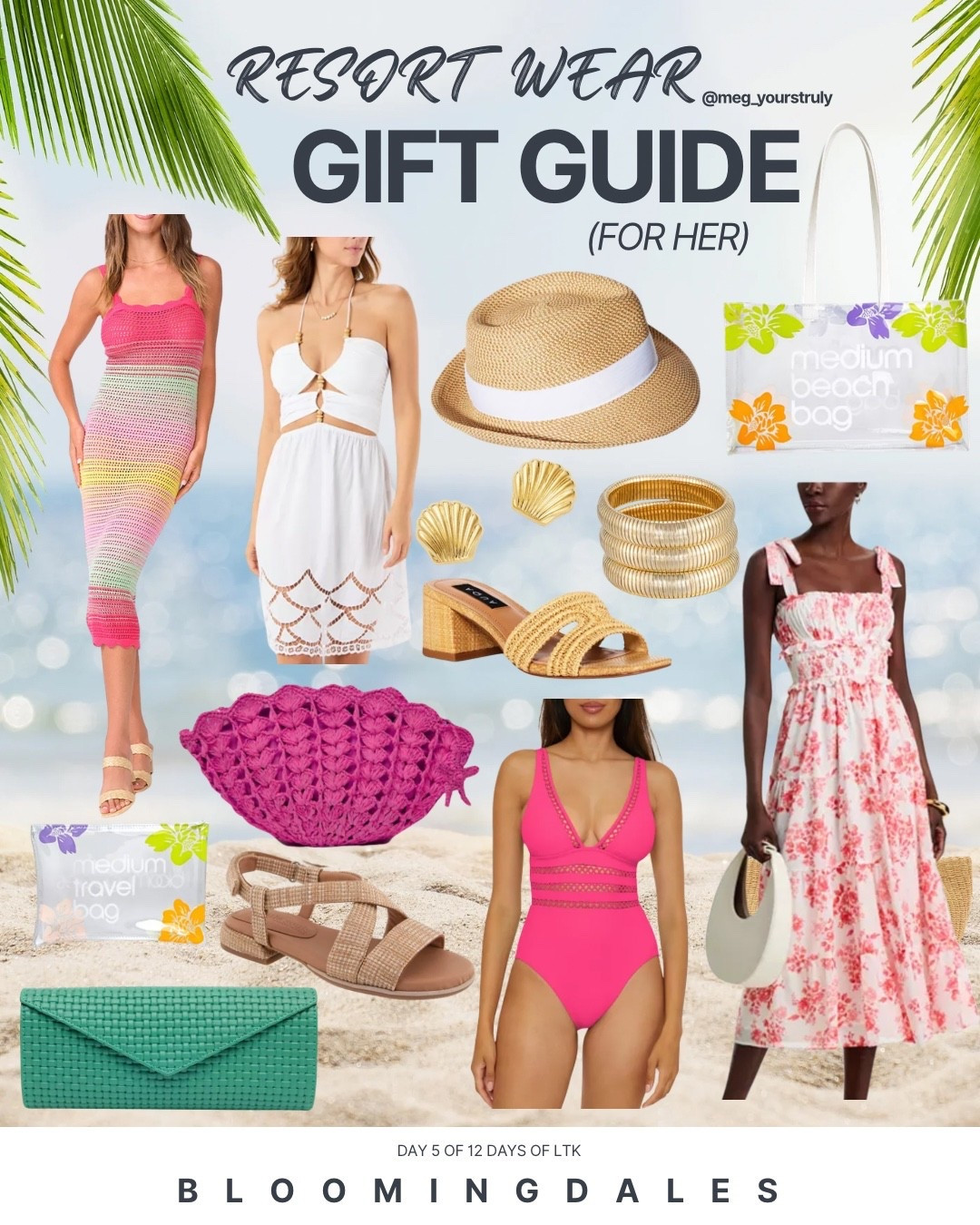 Let’s escape to the beach, shall we? 🌴✨

Day 5 of my 12 Days of LTK has been all about Resort Wear at Bloomingdale’s—and the deals are GOOD.

The Friends & Family Sale is giving 25% off, plus Beauty Treats: 25% off every $150.
Designer lovers… you get an extra 20–25% off select styles (up to 40–65% off 🤯). And Loyalists earn a $25 reward for every $100 spent on select items!

Here are a few cutest resort looks, swim, shoes & accessories to include on your next getaway! Tap to shop & start the vacation mood. 🌺🛍️


#LTKSaleAlert #LTKGiftGuide #LTKTravel
