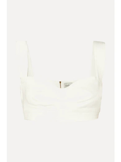 Haut raccourci en lin Edfu | NET-A-PORTER (UK & EU)