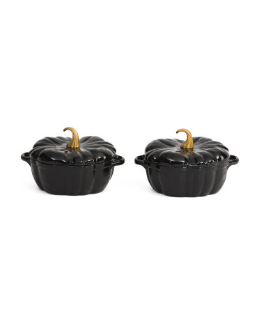 2pc Mini Pumpkin Dutch Oven Set | TJ Maxx
