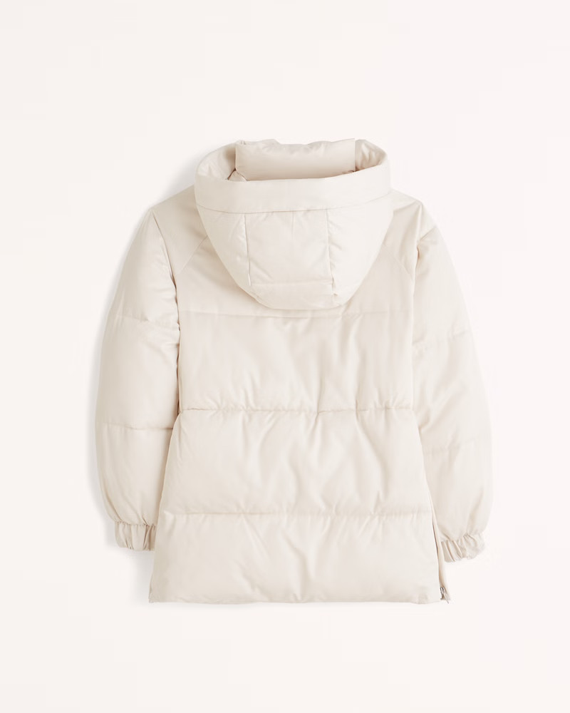 Women's Ultra Mid Puffer | Women's Coats & Jackets | Abercrombie.com | Abercrombie & Fitch (US)
