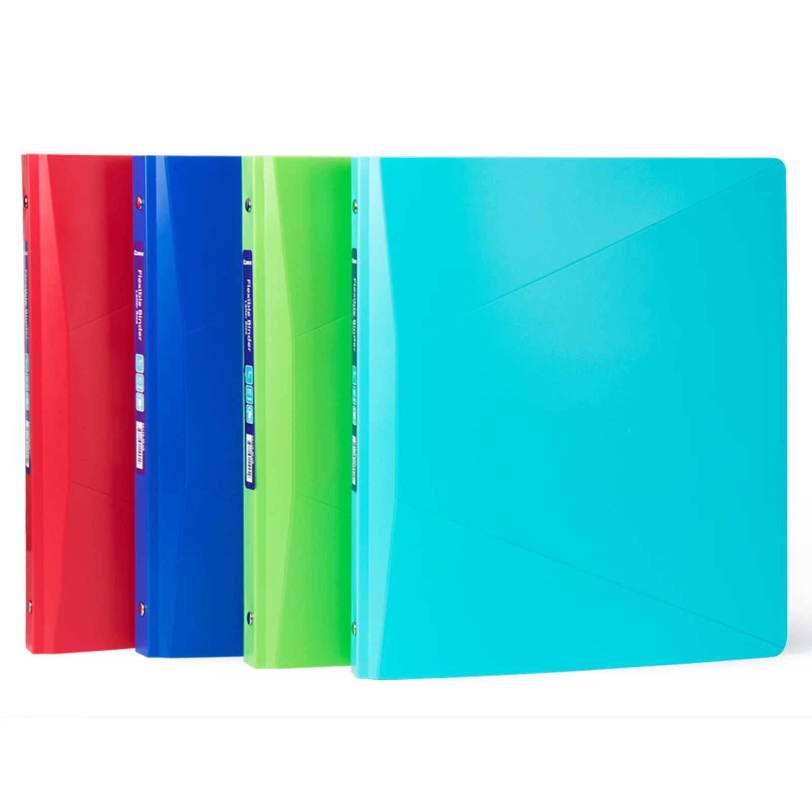 Comix 3-ring Binder 1 inch Round Ring, 175 Sheets Organizer with Pockets, 10.5 x 11.6 x 1 Inch, 4... | Walmart (US)