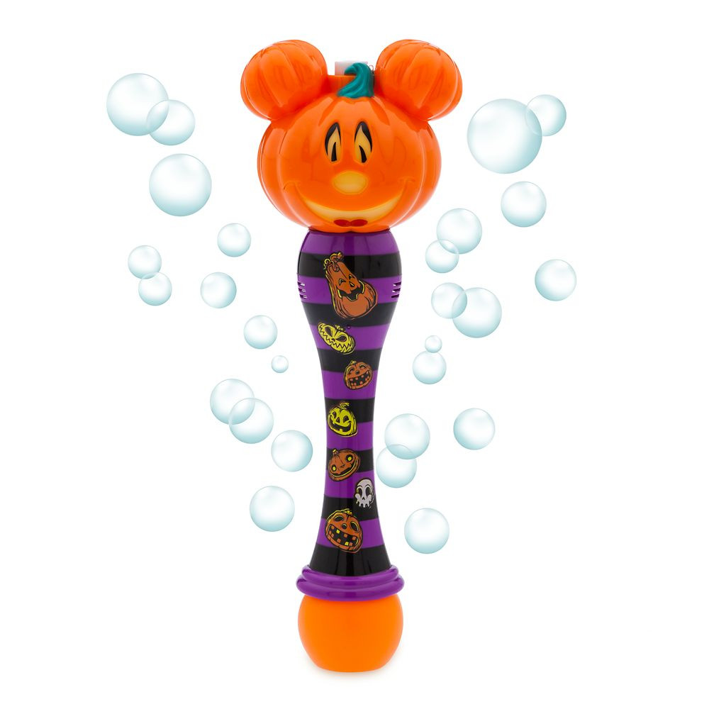 Mickey Mouse Jack-o'-Lantern Halloween Light-Up Bubble Wand | Disney Store