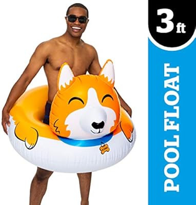 BigMouth Inc Giant Party Pool Float, Giant Fun Pool Tube Perfect for Summer, Swim Float with Patc... | Amazon (US)